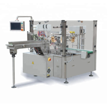 Premade Bag Food Filling Sealing Packaging Machine For Liqud Powder Solid